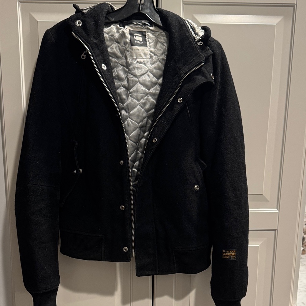 G-Star Raw Black Bomber Jacket